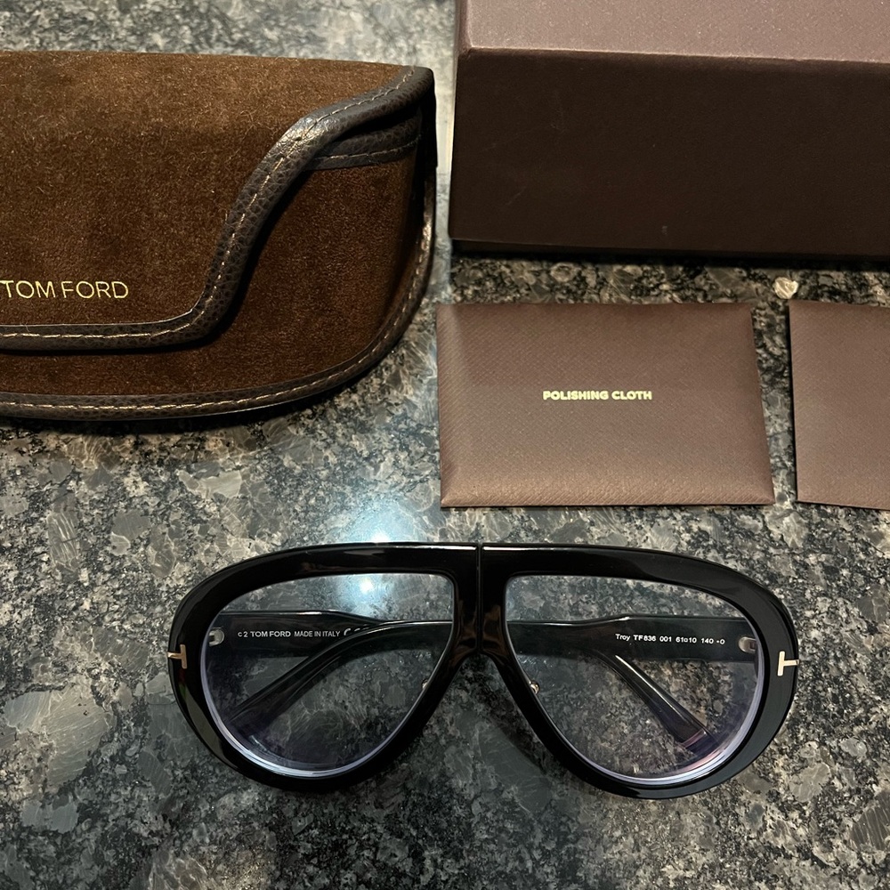 Tom Ford Black Optical Glasses - Troy